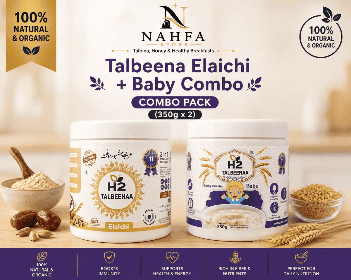 HTWO Talbeena Benefits Over Processed Breakfast Products