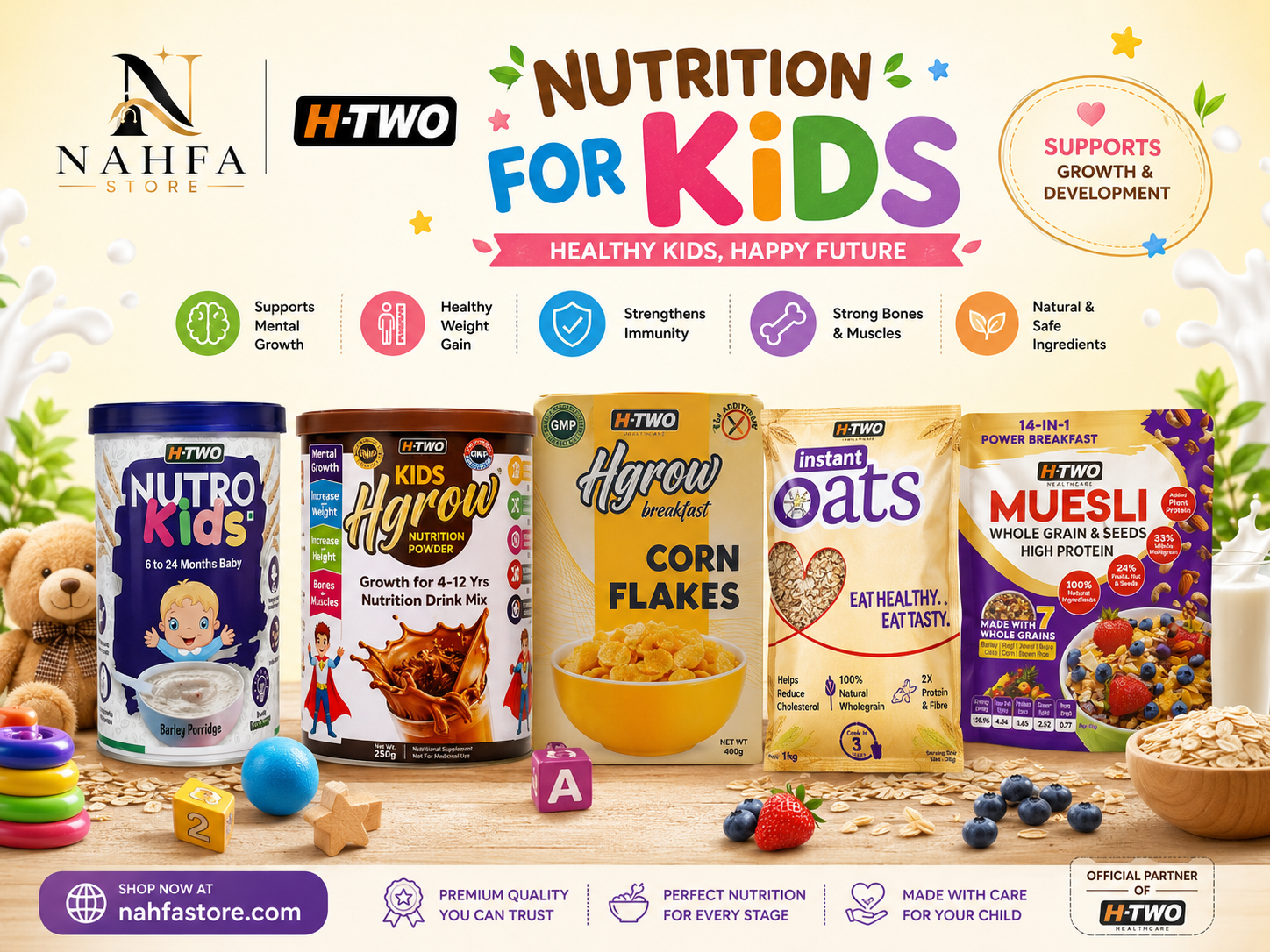 nutro kids- nahfa store - HTWO