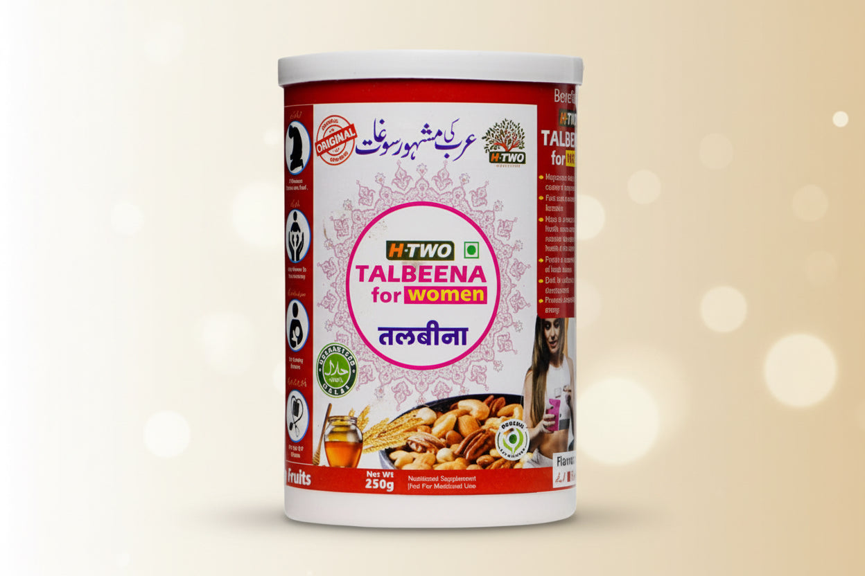 Talbina for Women – HTWO Rose Blend, Fiber-Rich Porridge-Talbeena-Nahfa Store-Size:250g-HTWO Healthcare