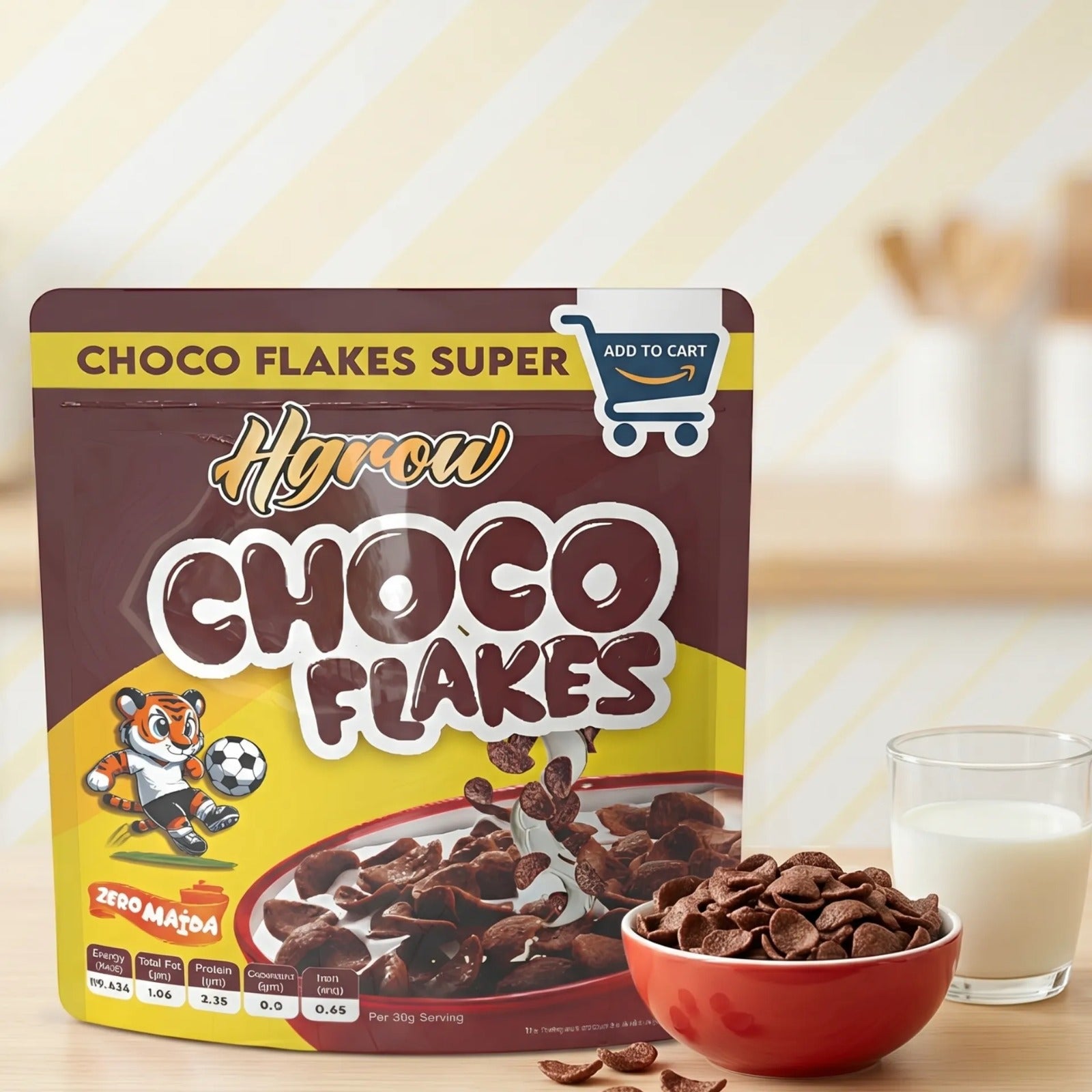 HTWO Choco Flakes Muesli