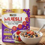 HTWO Muesli 400g - Natural, Fiber-Rich Breakfast Cereal-Muesli-Nahfa Store-HTWO Healthcare