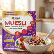 HTWO Muesli 400g - Natural, Fiber-Rich Breakfast Cereal-Muesli-Nahfa Store-HTWO Healthcare