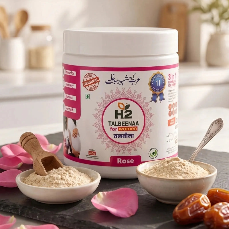 HTWO Talbeena Vanilla + Women Combo (350g x 2) - Family Deal-Combo-Nahfa Store-HTWO Healthcare