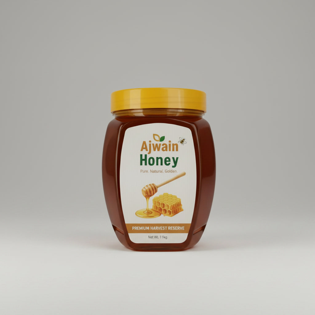 HTWO Ajwain Honey 1kg - Pure, Organic & Natural Health Boost-Honey-Nahfa Store-HTWO Healthcare