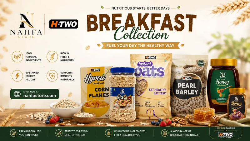 HTWO Corn Flakes 400g - Quick, Natural, Kid-Friendly Muesli-Muesli-Nahfa Store-HTWO Healthcare