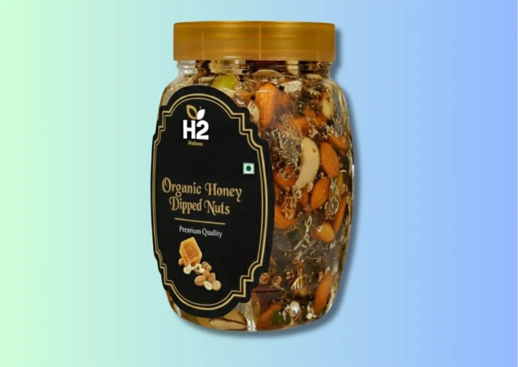 HTWO Organic Honey Dipped Nuts-Honey-Nahfa Store-HTWO Healthcare