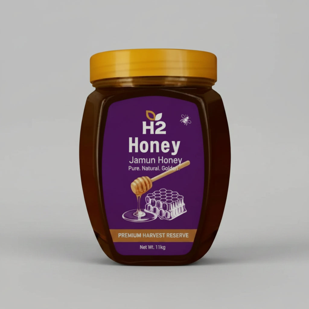 Jamun Honey 1kg – Raw, Organic, Unprocessed, No Added Sugar-Honey-Nahfa Store-HTWO Healthcare