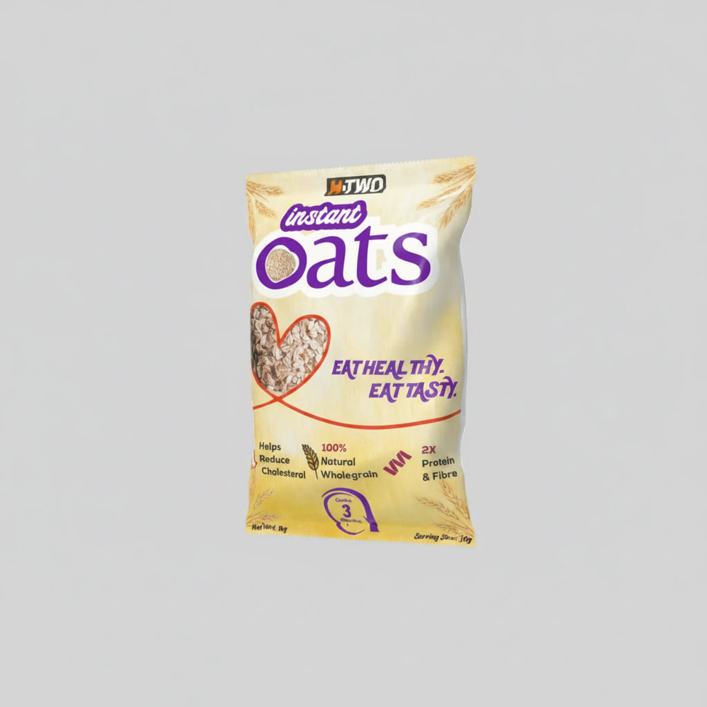 HTWO Oats 400g | Quick, Fiber-Rich perfect Breakfast meal-Muesli-Nahfa Store-HTWO Healthcare
