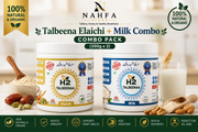 Talbeena Elaichi + Milk Combo (350g x 2) - Super Value-Combo-Nahfa Store-HTWO Healthcare