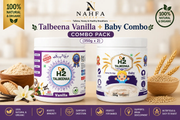 HTWO Talbeena Vanilla + Baby Combo - 350g x 2) Value Pack-Combo-Nahfa Store-HTWO Healthcare
